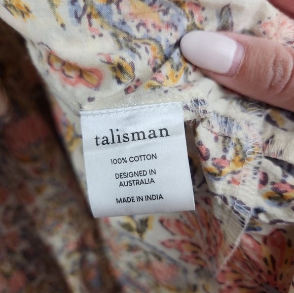 Talisman Skirt Sassy Size Medium Floral Boho - Picture 3 of 6